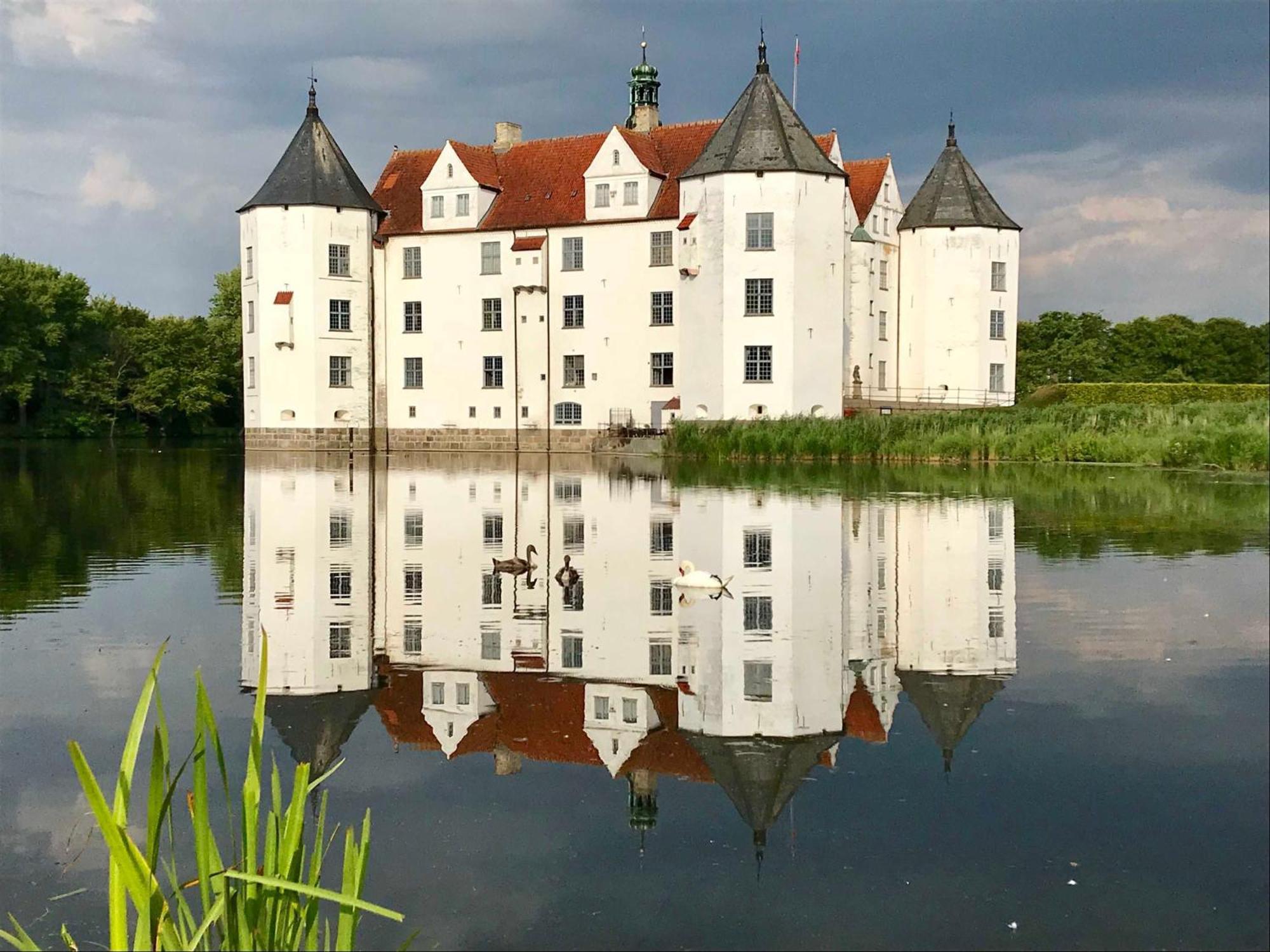 Ferienwohnung Skowronek Am Kurpark Glücksburg Exteriör bild
